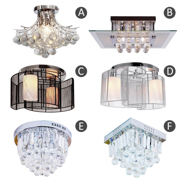 Modern Contemporary White Drum Shade & Crystal Ceiling Chandelier Pendant Lighting Fixture W 18 Modern Contemporary White Drum Shade & Crystal Ceiling Chandelier Pendant Lighting Fixture W 18