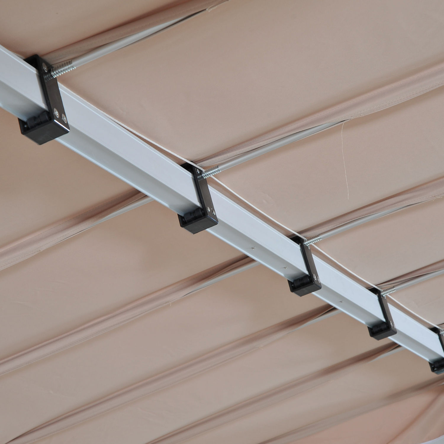 Standmarkise Markise Gartenmarkise Überdachung Alu 3,75x2,5m Creme | eBay