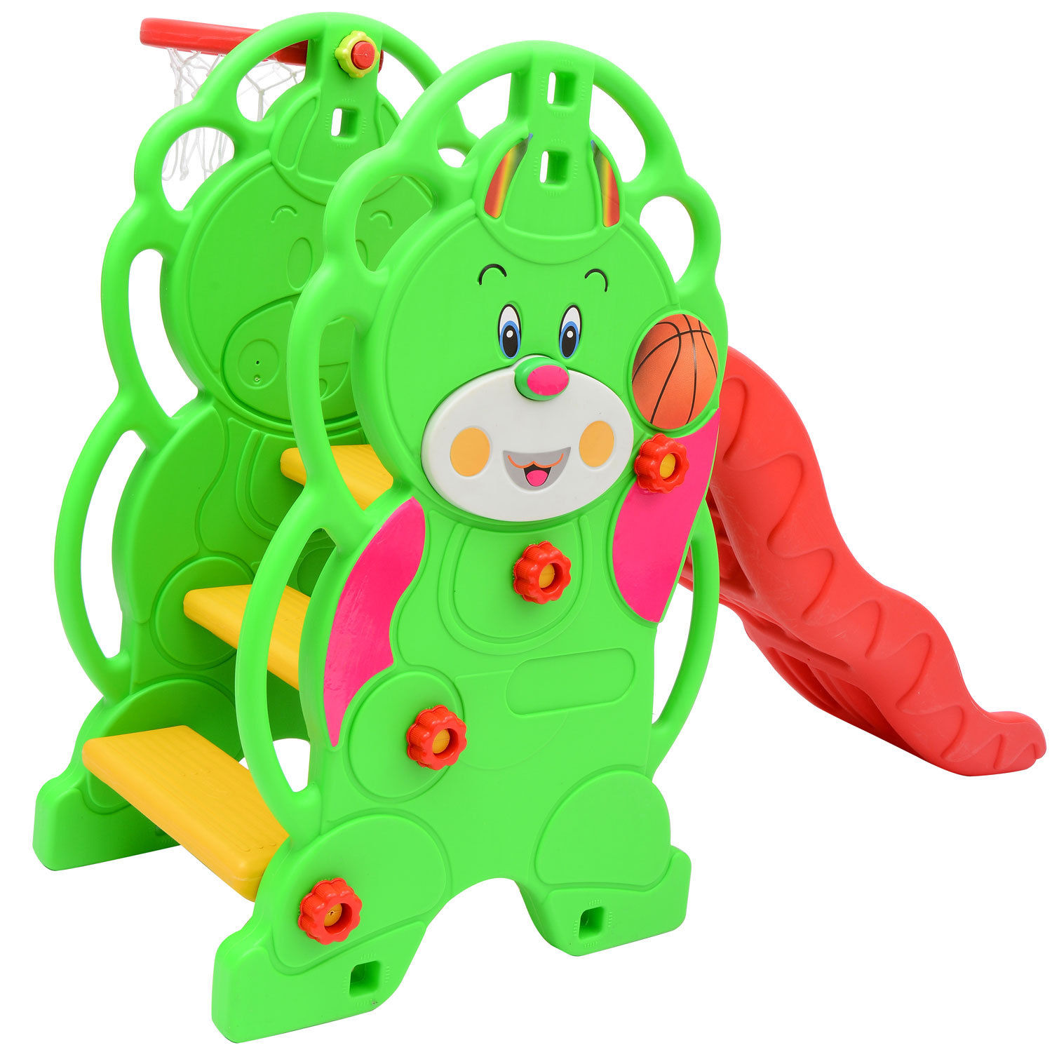 Homcom Kinderrutsche Rutsche Spielzeug Babyrutsche Gartenrutsche