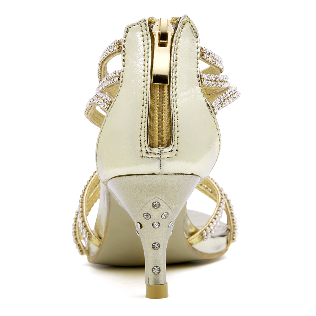 ladies silver kitten heel sandals