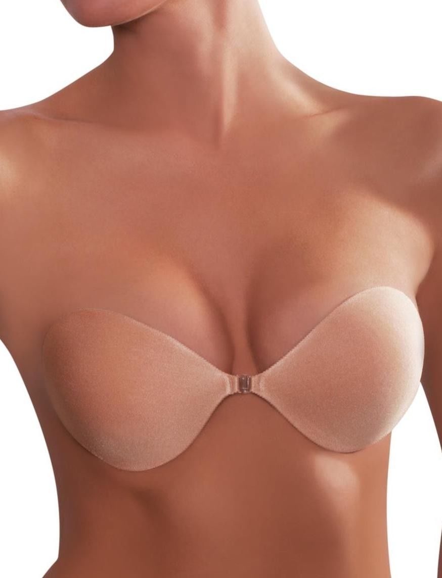 low cut adhesive bra