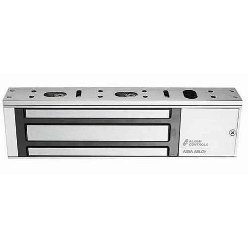 Alarm Controls 1200S Single Door Magnetic Lock, 1,200lbs., Clear Anodized