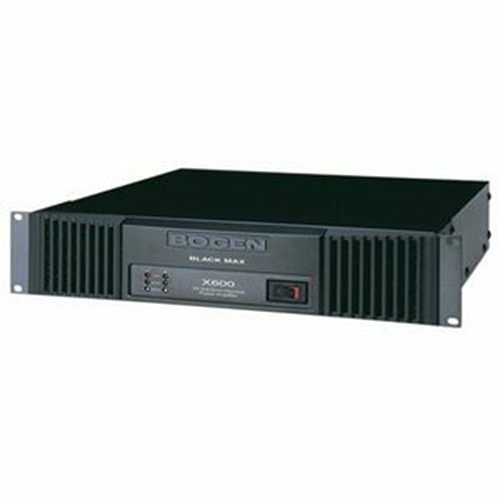 Bogen X450 Max Power Amplifier 450W Per Channel, 70V, Black
