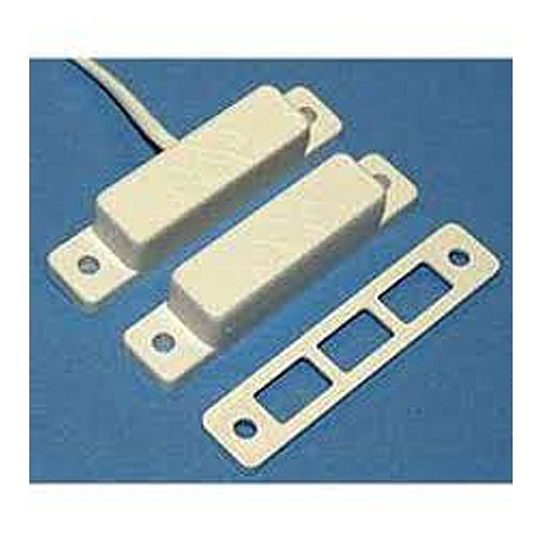 GRI 29PAWG-B 29P Series Standard Surface Mount Magnetic Reed Switch Set with Pre-Wired 24" Lead, Wide Gap, Open/Closed, SPDT, C, Brown