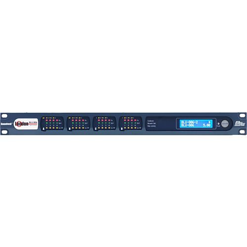 BSS BLU-806 Signal Processor with BLU Link and Dante, AES67, EN 54-16 Compliant for Life Safety Applications