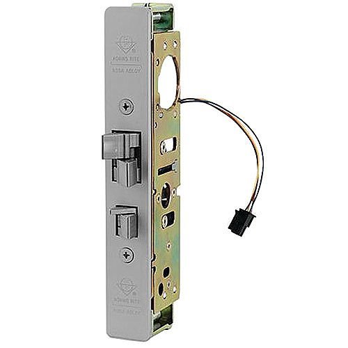 Adams Rite 4300 Steel Hawk Electrified Deadlatch, 31/32" Backset for Flat Surface Mount Strike, Clear Anodized