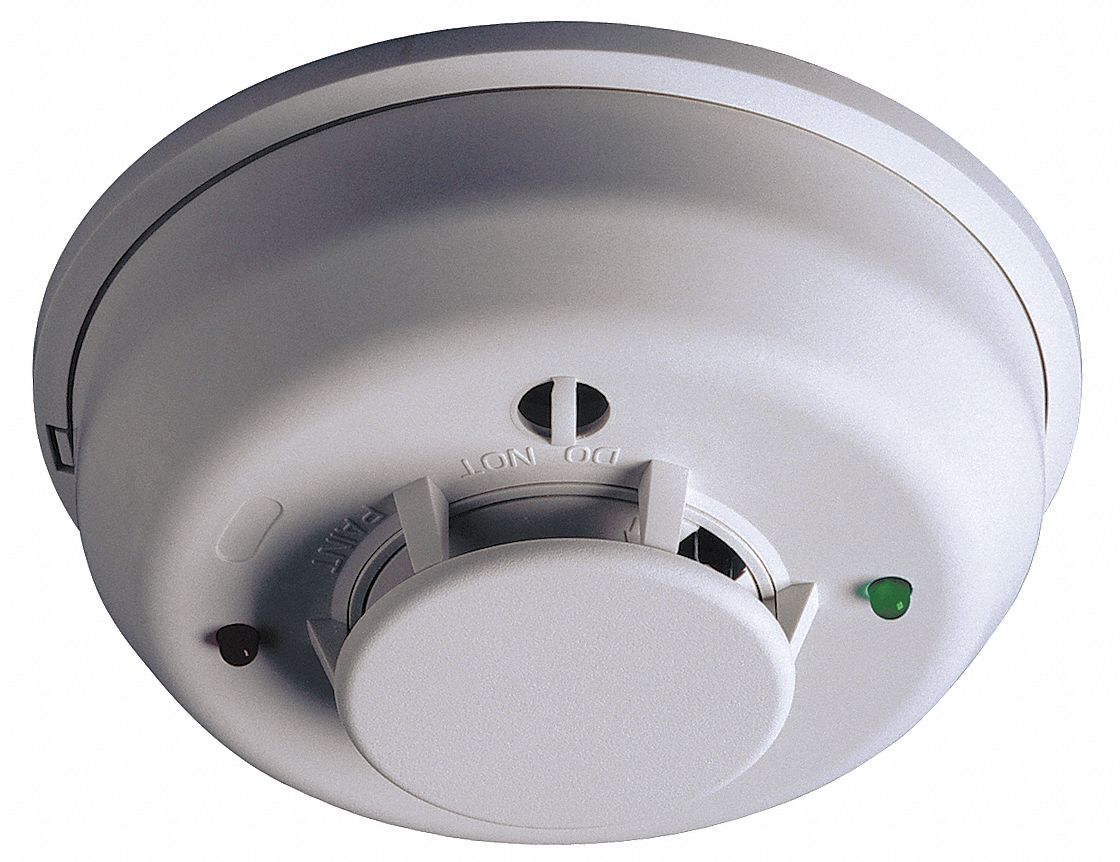 System Sensor 4WTAR-B Photoelectric i3 Series Smoke Detector, 4-Wire, Thermal Sensor, Built-In Sounder, Form Relay, White