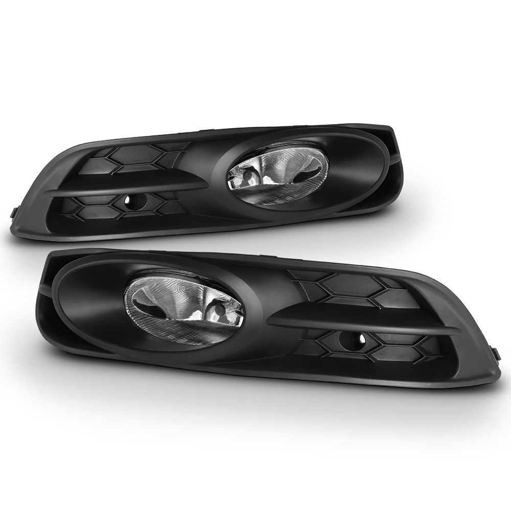Spec-D Tuning Fog Light Kit W/ Switch – 2011-2013 Honda Odyssey (Clear Lens, Chrome Housing)