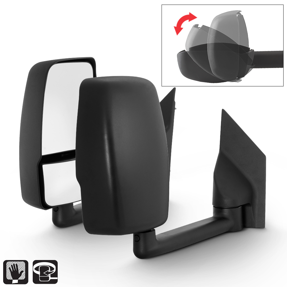 Power Mirror For 2003-06 Chevy Silverado 1500 Left Side Manual Fold With Signal