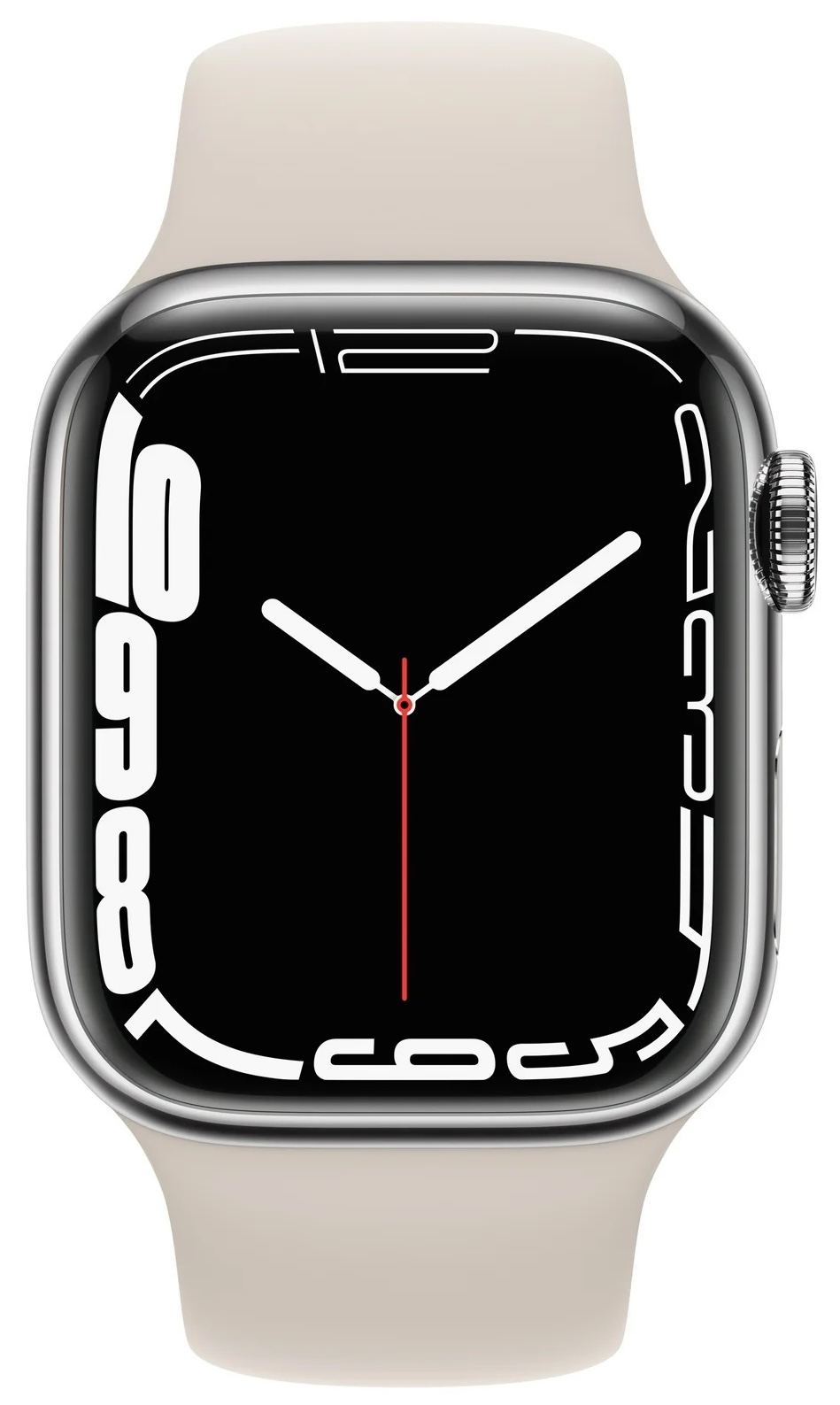 Apple Watch Series 7 45MM (GPS + komórka) obudowa ze stali nierdzewnej - doskonała - Zdjęcie 14 z 16