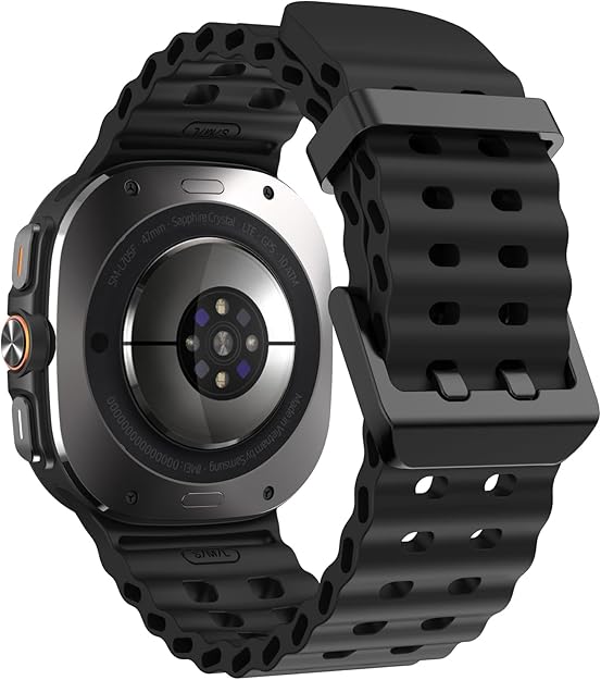 Bracelet marin Samsung Galaxy Watch Ultra 47 mm L705U (GPS + cellulaire) - Excellent - Photo 4 sur 21
