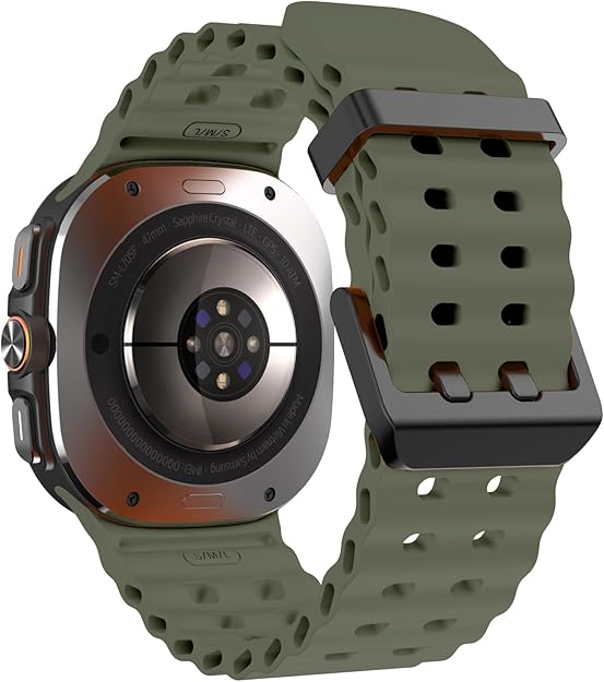 Bracelet marin Samsung Galaxy Watch Ultra 47 mm L705U (GPS + cellulaire) - Excellent - Photo 9 sur 21
