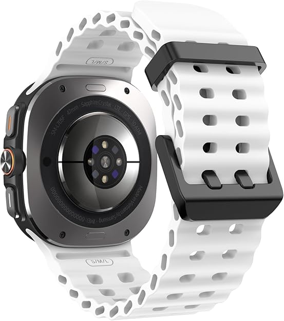 Bracelet marin Samsung Galaxy Watch Ultra 47 mm L705U (GPS + cellulaire) - Excellent - Photo 19 sur 21