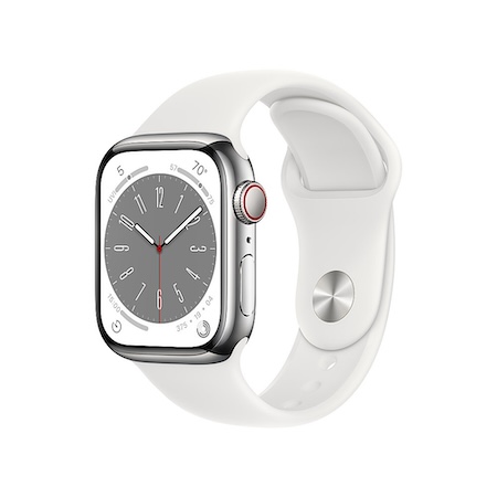 Apple Watch Series 8 41mm (GPS + Cellular) Stainless Steel Case - Good - Picture 12 of 16