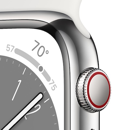 Apple Watch Series 8 41mm (GPS + Cellular) Stainless Steel Case - Good - Picture 14 of 16