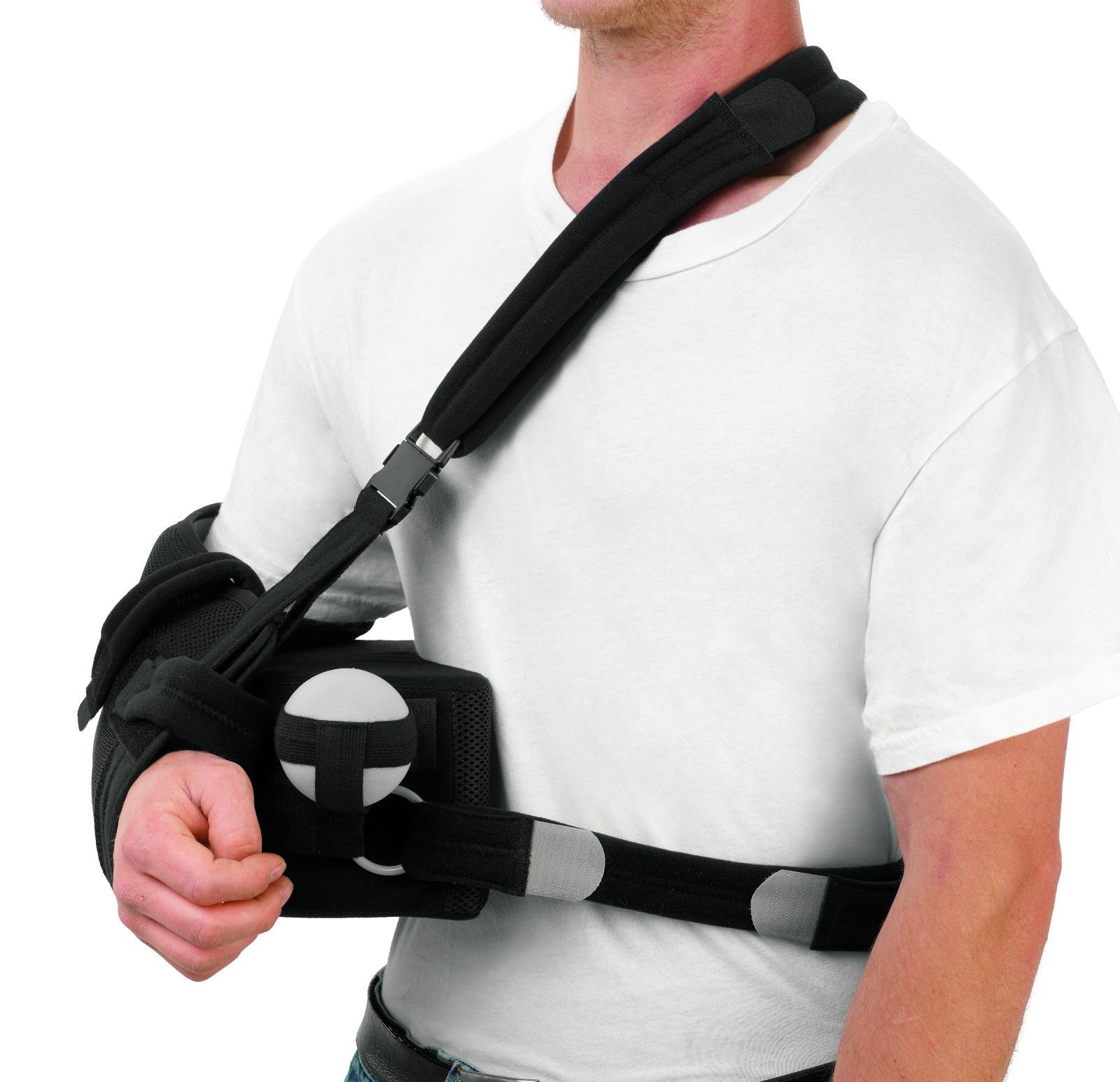 Coreline Shoulder Sling With 15 Degree Abduction Pillow Black