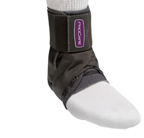 PROCARE STABILIZED ANKLE Support Laceup Ankle Brace w/ Figure 8 Strap
