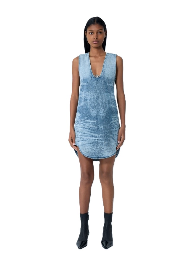 Diesel Women's Blue Denim Dress