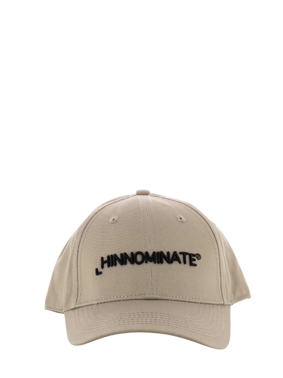 Hinnominate Beige Embroidered Logo Cotton Womens Hat