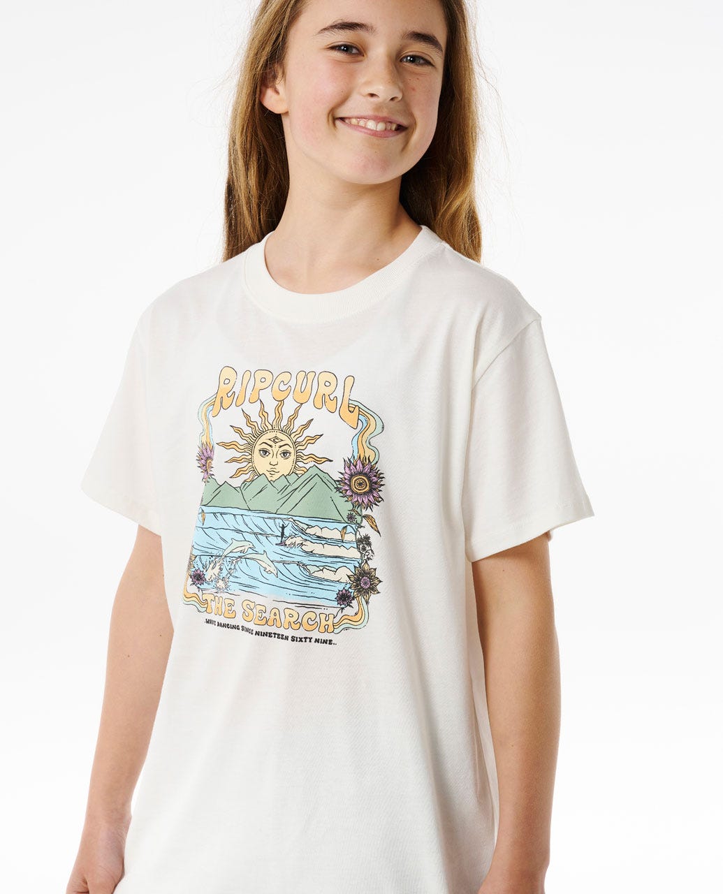 Rip Curl Hibiscus Heat Art SS Tee Girls - Picture 4 of 4