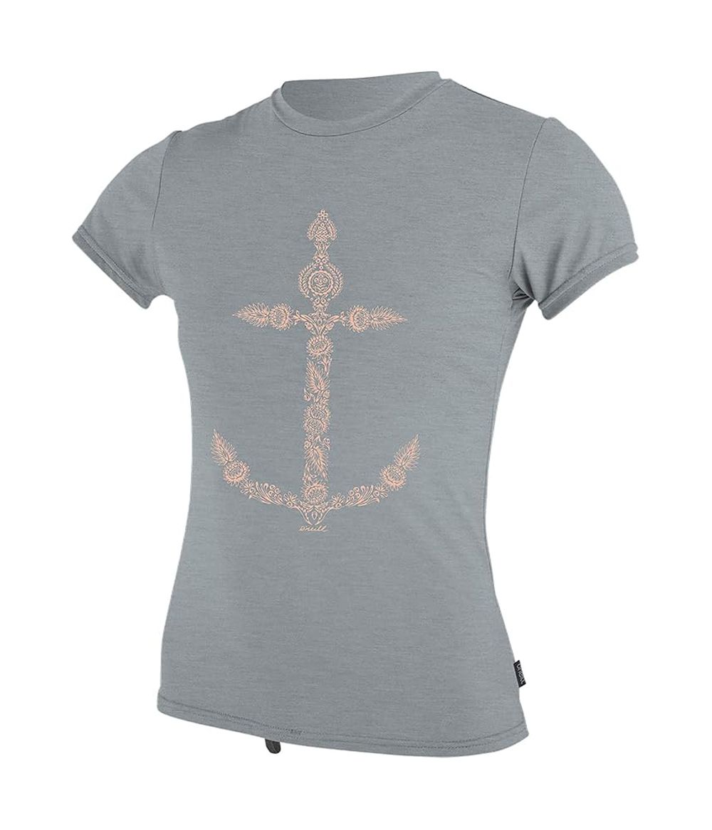 O'Neill Girls Hybrid SS Sun Shirt - Picture 3 of 6