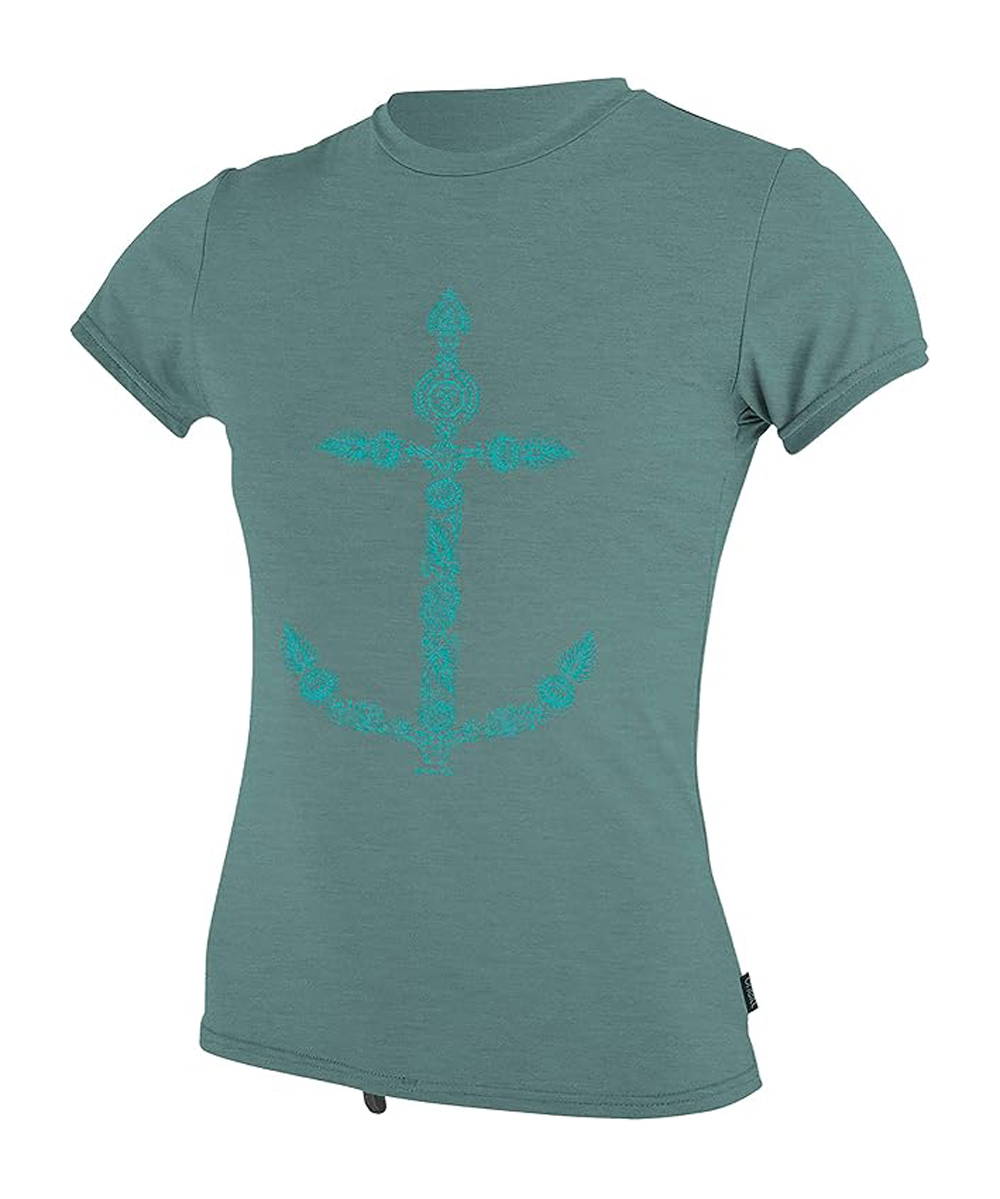 O'Neill Girls Hybrid SS Sun Shirt - Picture 5 of 6