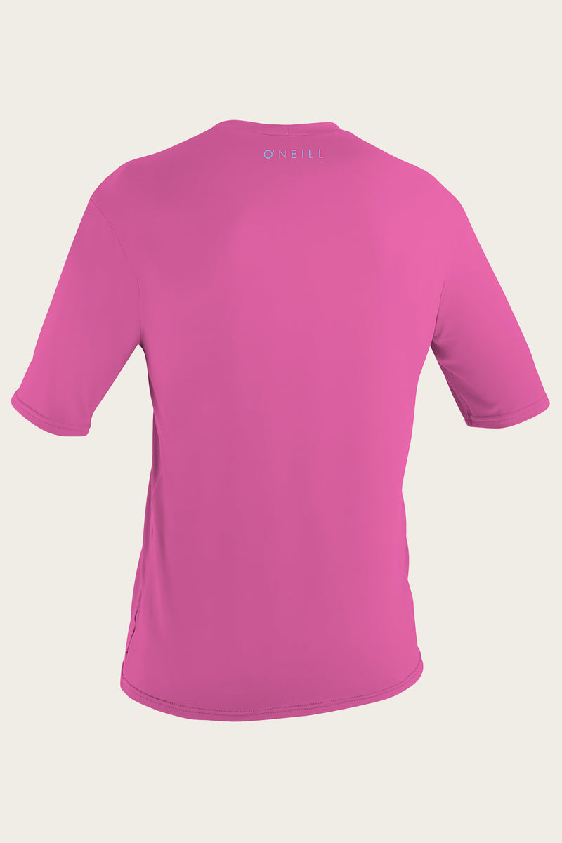 O'Neill Youth Basic Skins S/S Loose fit Crew FOX PINK 14 - Picture 4 of 4