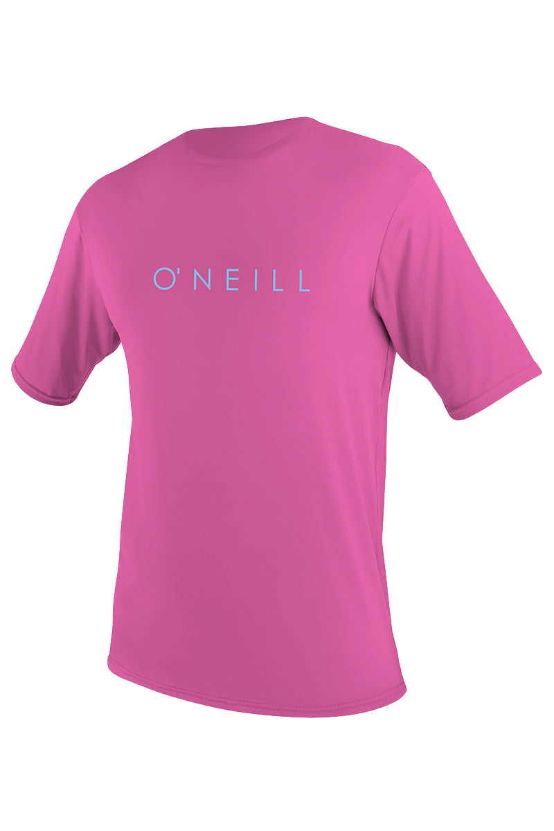 O'Neill Youth Basic Skins S/S Loose fit Crew FOX PINK 14 - Picture 3 of 4