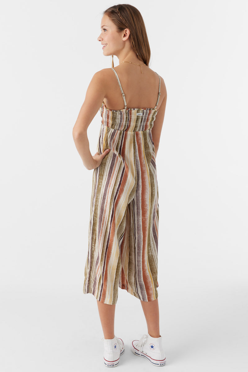 O'Neill Margie Striped Overalls - Picture 4 of 7
