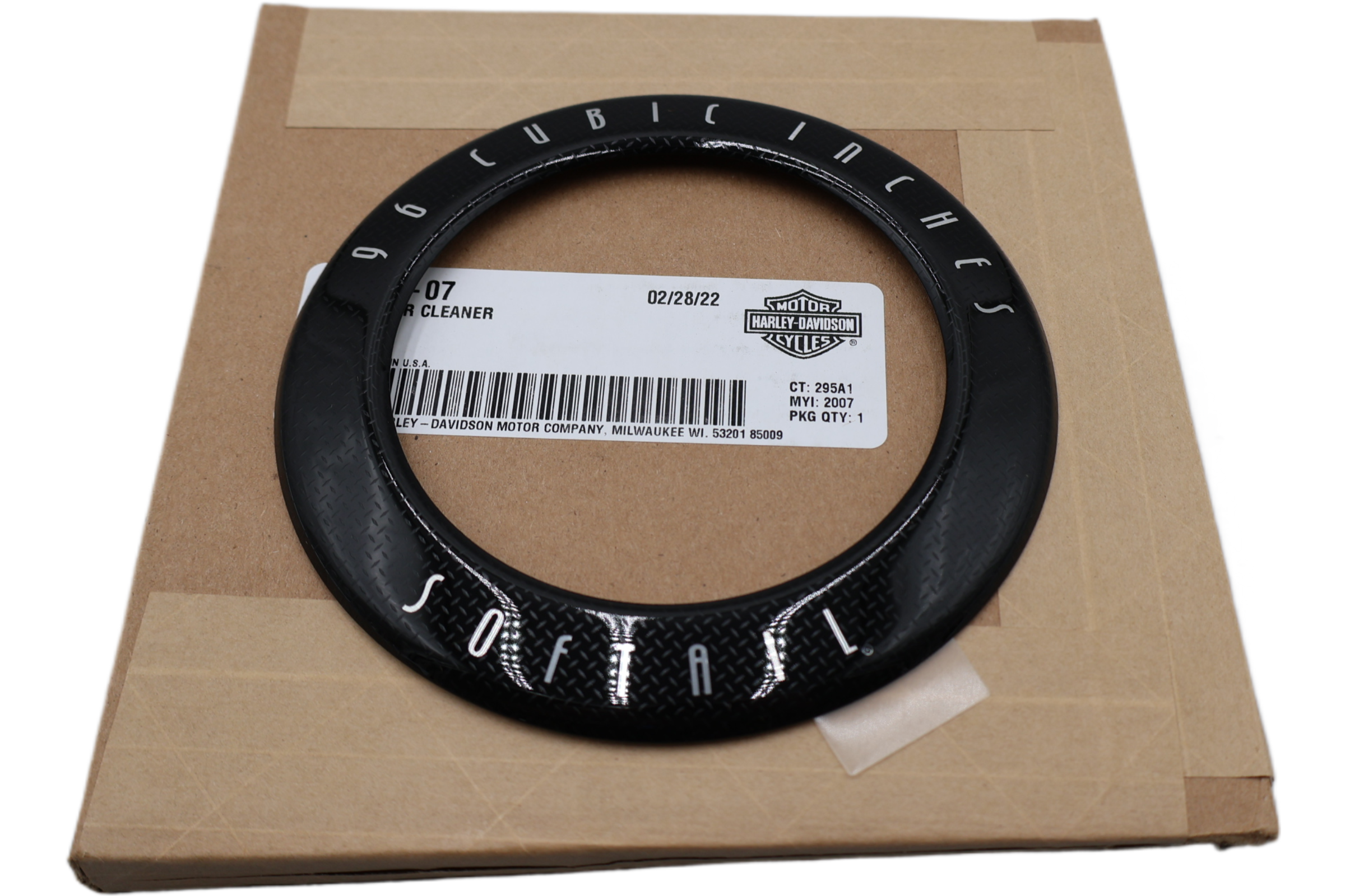29660-07 NEW OEM 2007-2015 HARLEY-DAVIDSON SOFTAIL 96CI AIR