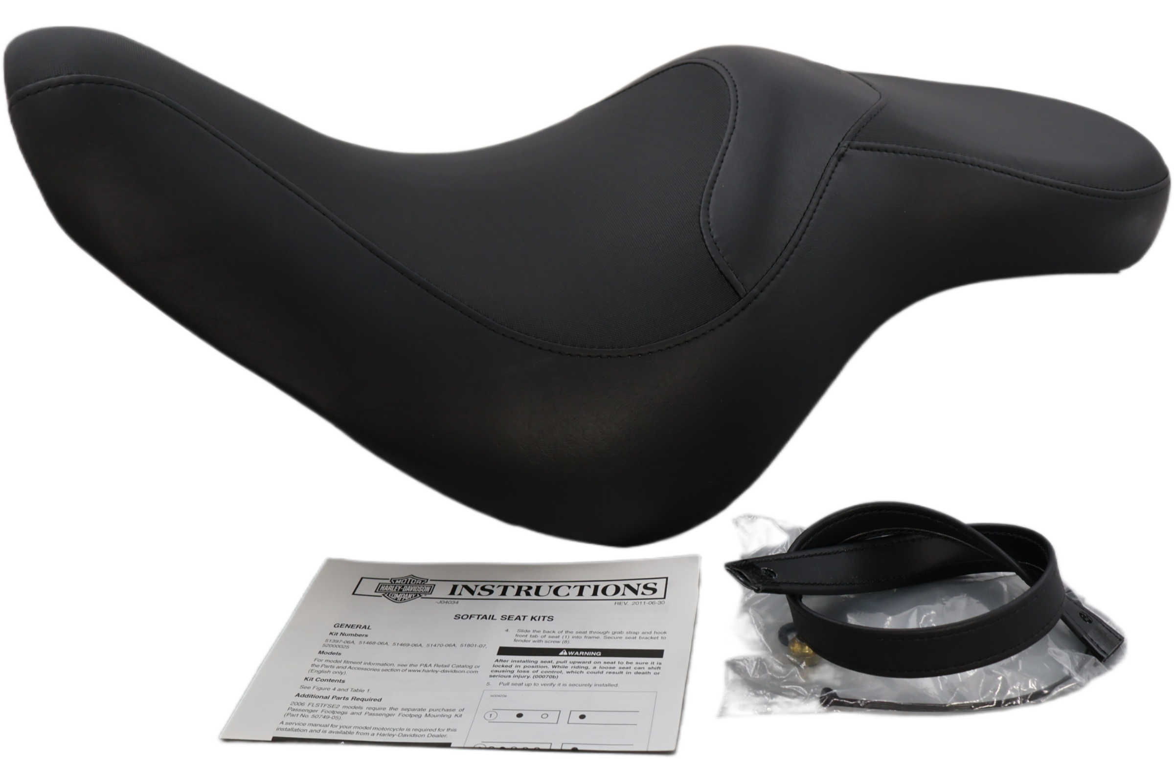 51470-06A NEW OEM 2006-2017 HARLEY-DAVIDSON SOFTAIL REACH SEAT