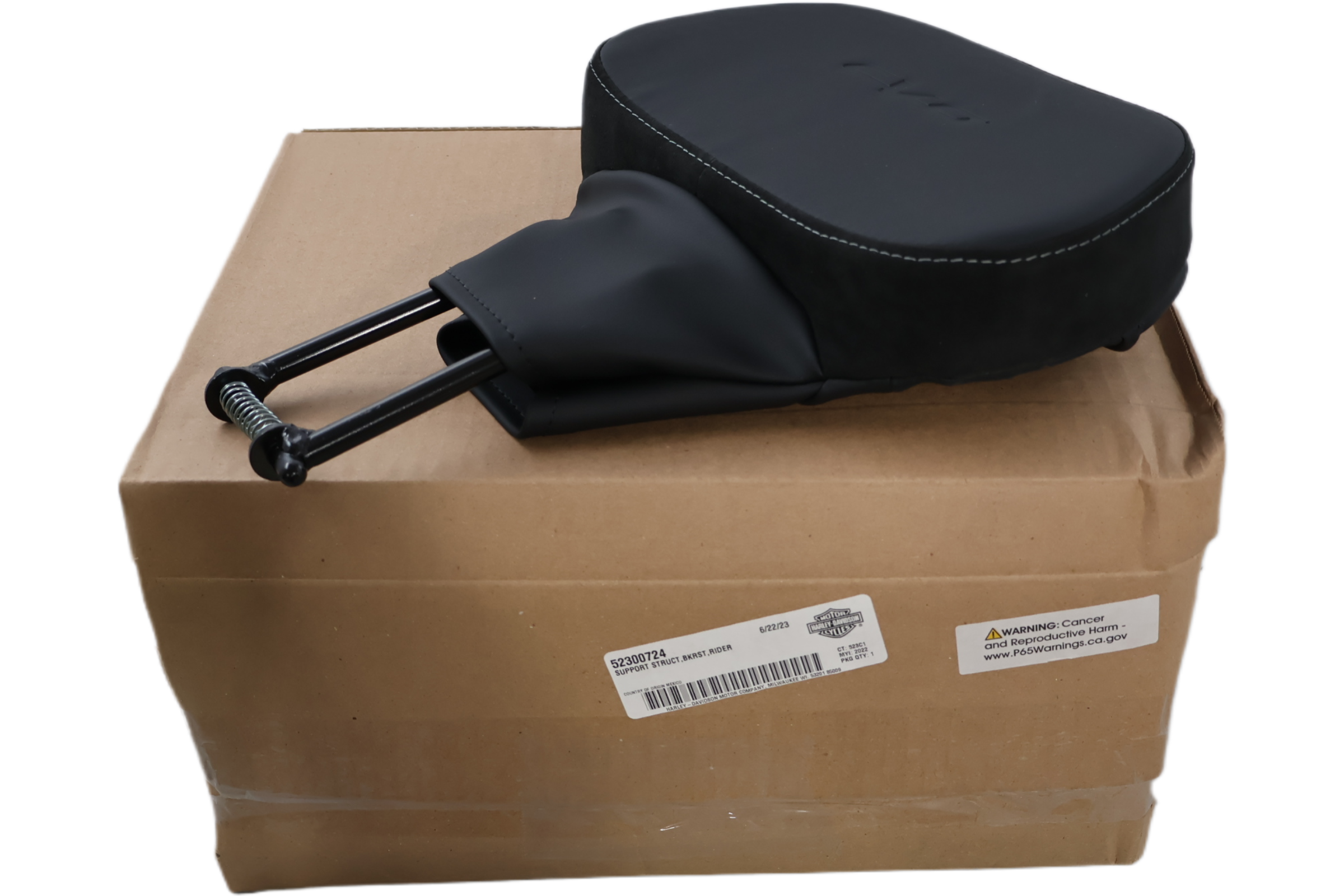 52300724 NEW OEM 1988-2024 HARLEY-DAVIDSON TOURING RIDER BACKREST