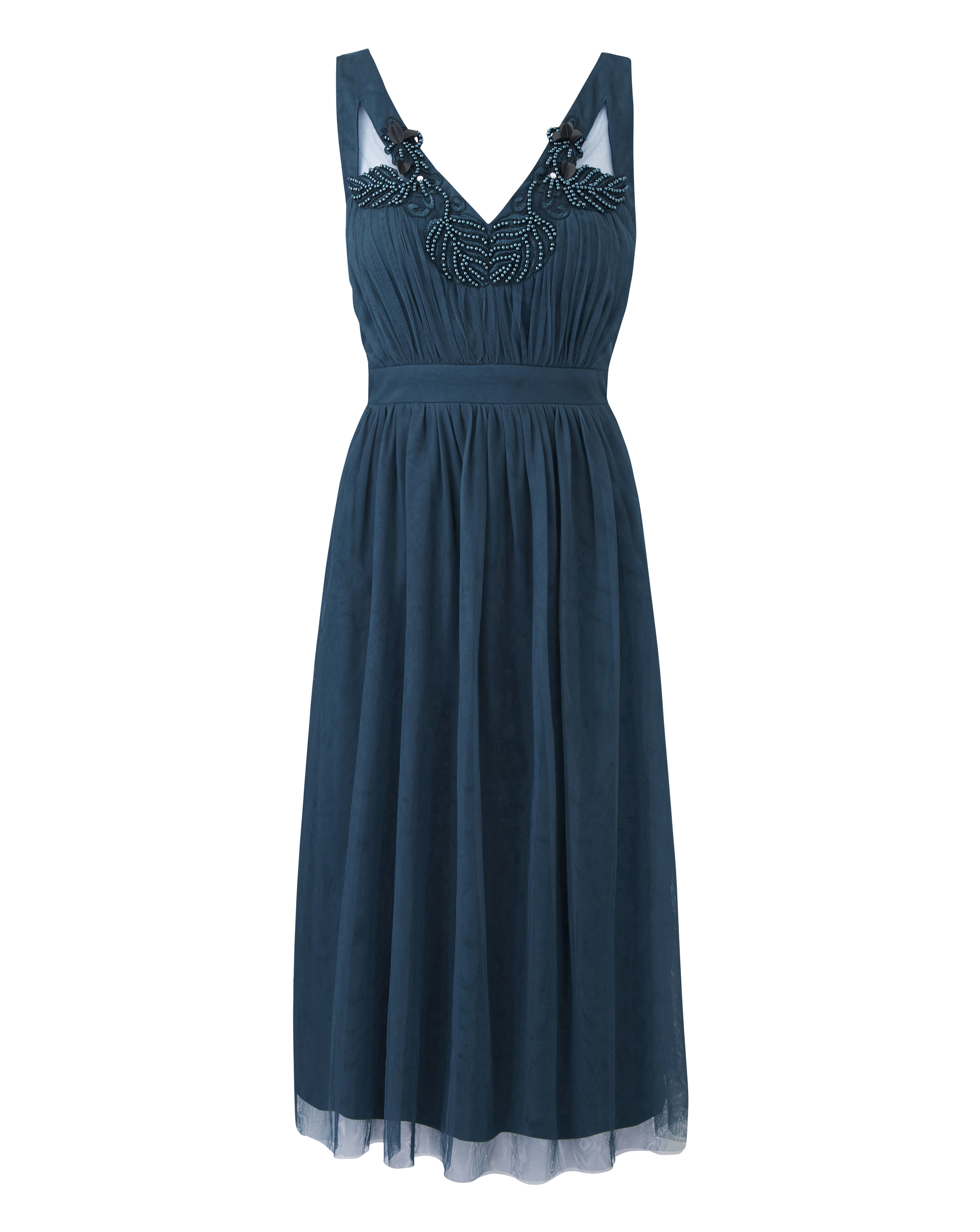 Simply Be Womens Little Mistress Cut Out Mesh Prom Dress