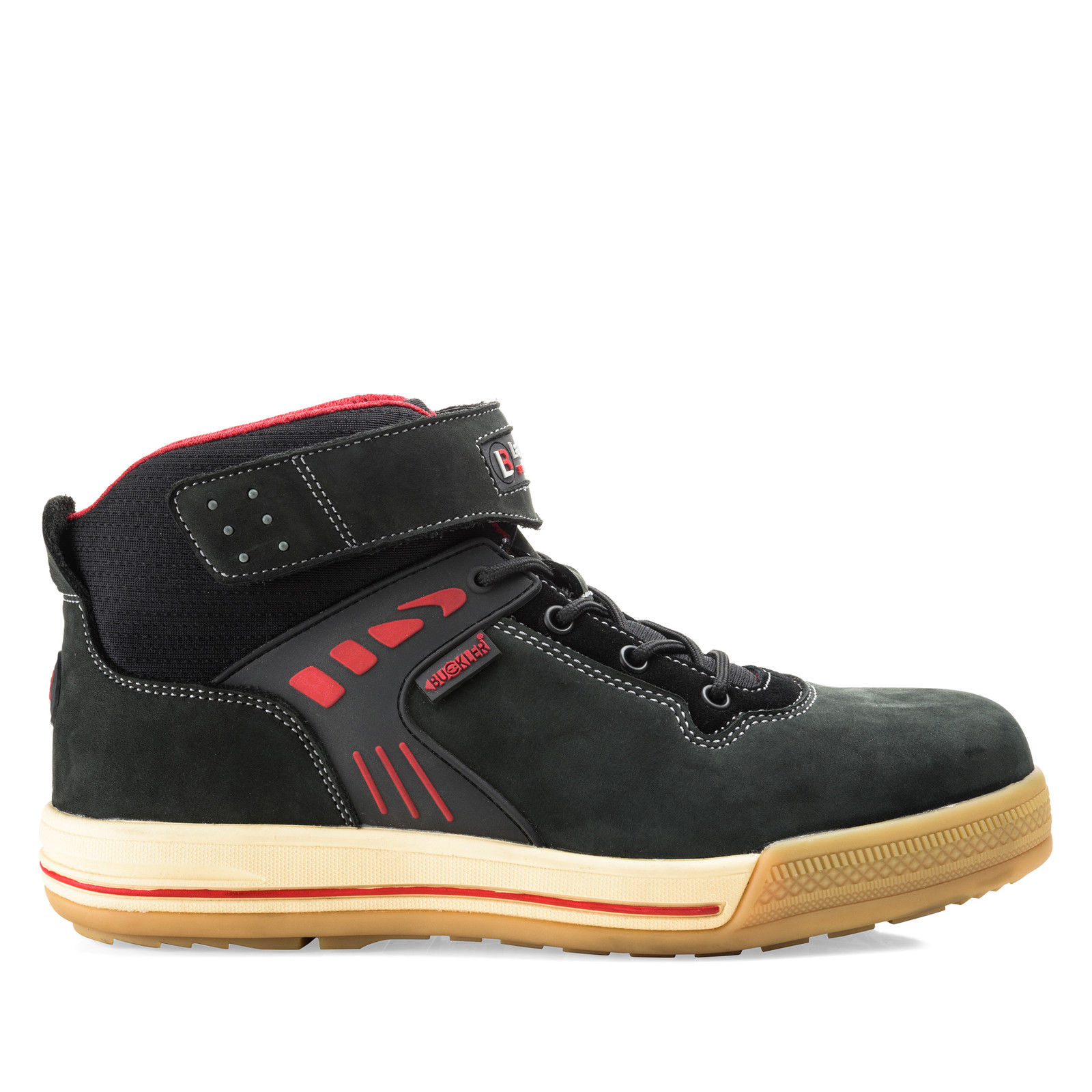 BUCKLER Pelle DUKE S3 SRC Nero Crazy Horse Pelle BUCKLER Suola in gomma sicurezza Boot SZ 6-13 03aef6 BUCKLER Pelle DUKE S3 SRC Nero Crazy Horse Pelle BUCKLER Suola in gomma sicurezza Boot SZ 6-13 03aef6