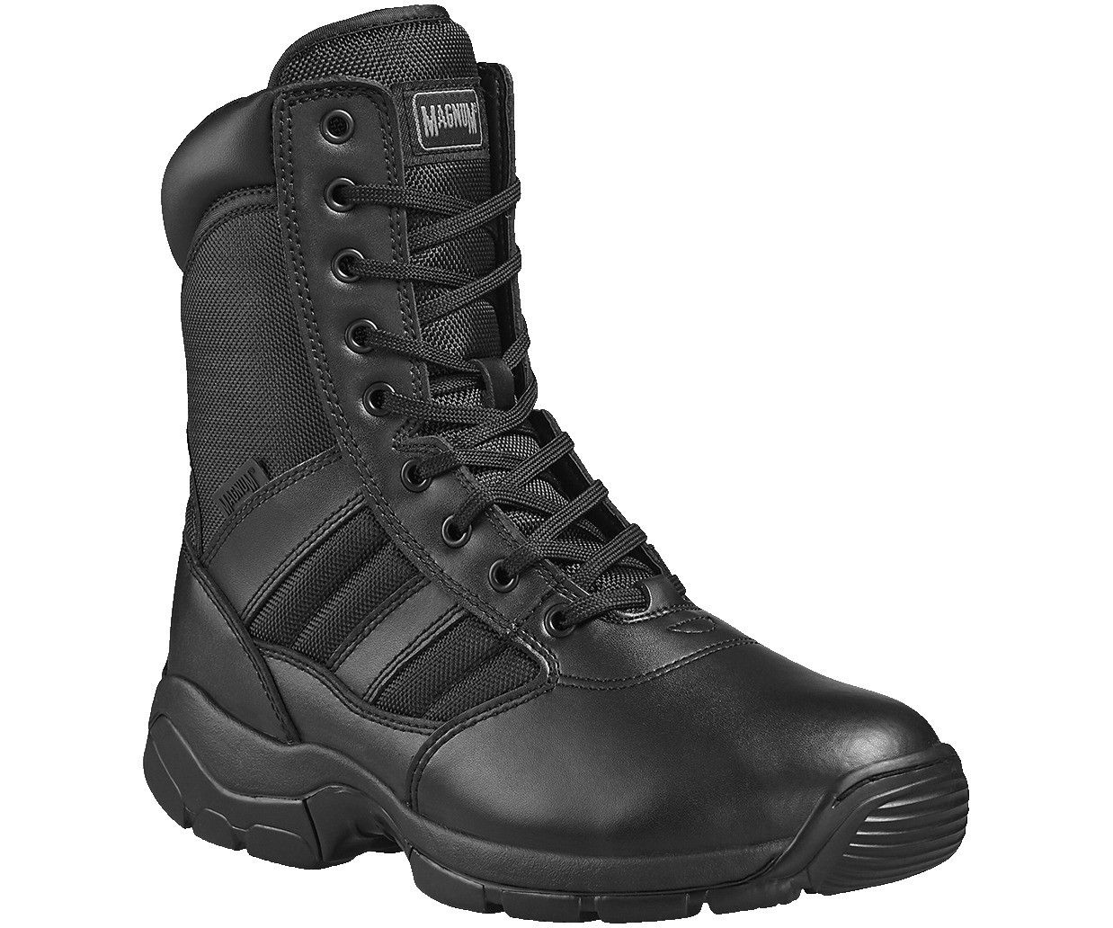 MAGNUM Panther no-Zip Negro 8 Combate Cadete servicio no-Bota De Seguridad MAGNUM Panther no-Zip Negro 8 Combate Cadete servicio no-Bota De Seguridad