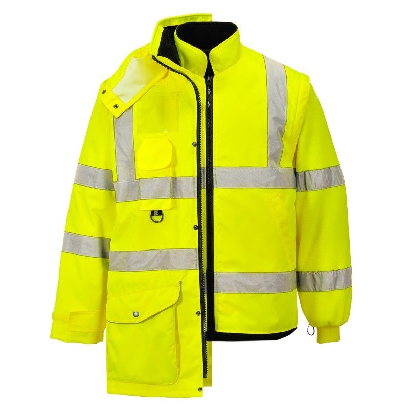traffic jacket yellow