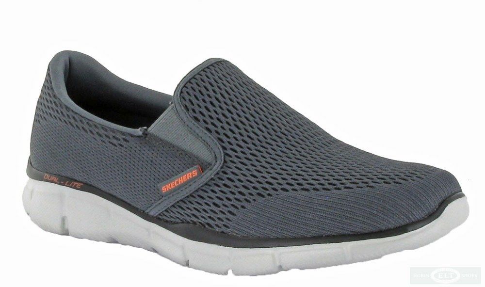 Scarpe casual da uomo Skechers sk51509 Equalizer offre Double Play Charcoal scarpa casual taglie 6-12 Scarpe casual da uomo Skechers sk51509 Equalizer offre Double Play Charcoal scarpa casual taglie 6-12