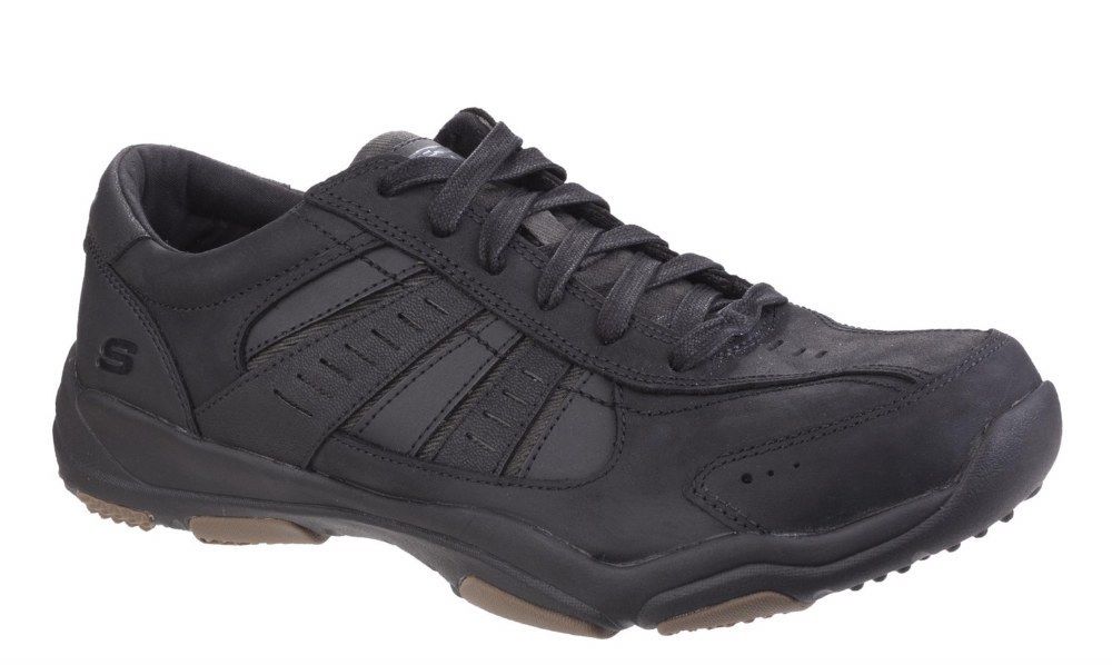 Skechers SK64833 Taglia Relaxed Fit Larson nerick Nero Trainer Shoe Taglia SK64833 6-12 e17ba2 Skechers SK64833 Taglia Relaxed Fit Larson nerick Nero Trainer Shoe Taglia SK64833 6-12 e17ba2