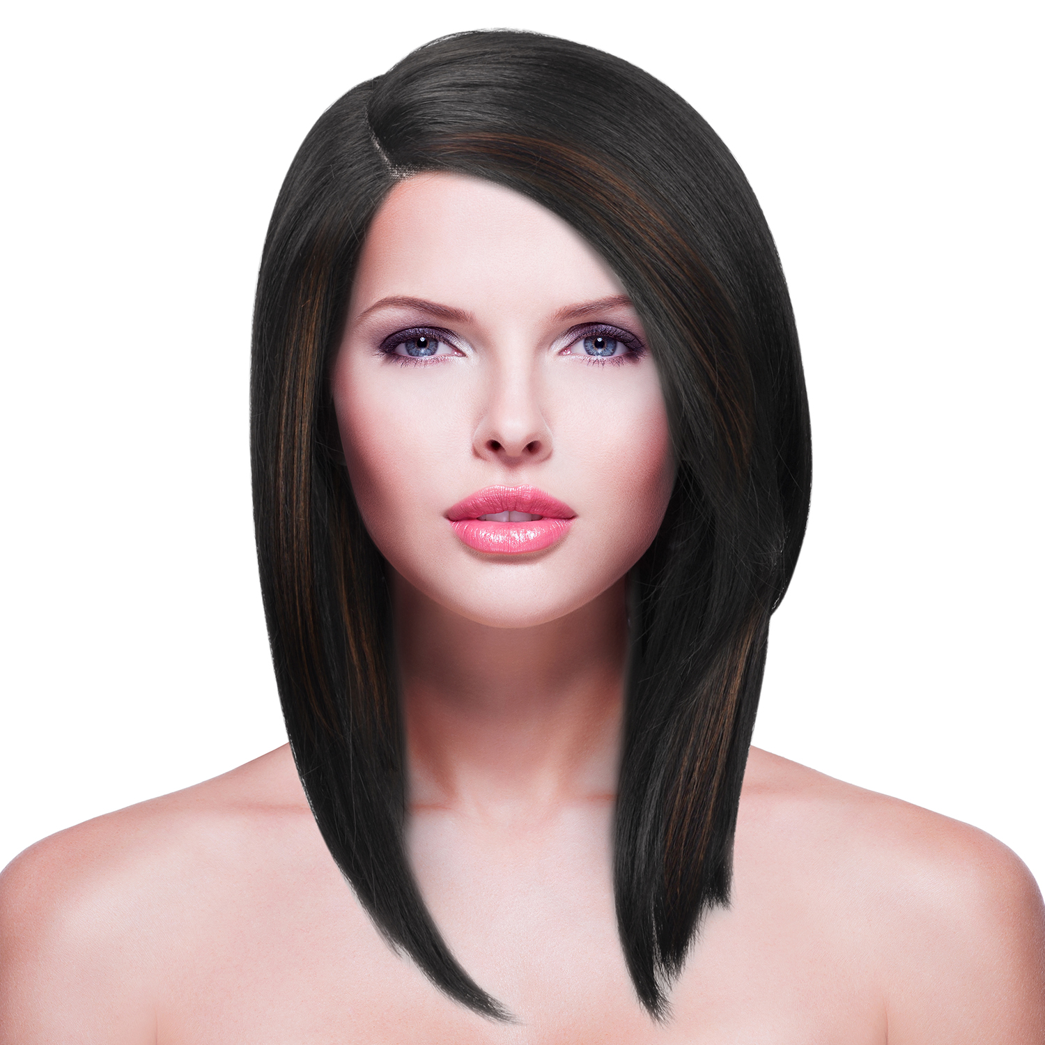 Sexy Kinky Straight Wig Synthetic Glueless Lace Front Wig Afro Yaki Natural Hair - Picture 1 of 6