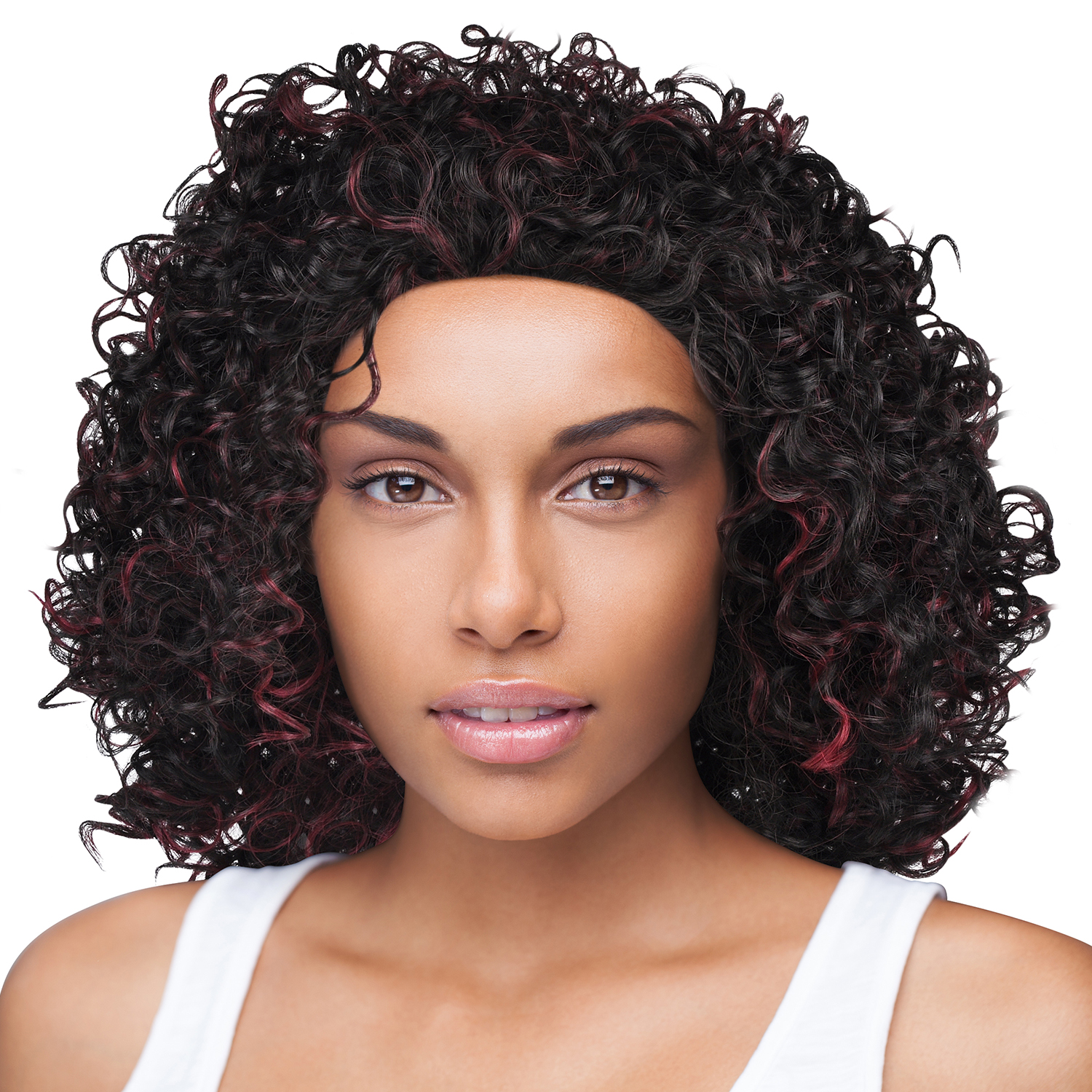 Curly Afro Wig with Bangs Short Kinky Curly Wigs for Black Women Black Hair New - Picture 44 of 44