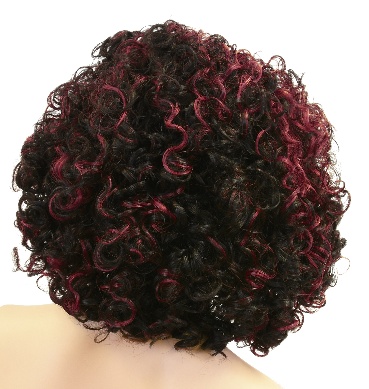 Curly Afro Wig with Bangs Short Kinky Curly Wigs for Black Women Black Hair New - Picture 43 of 44