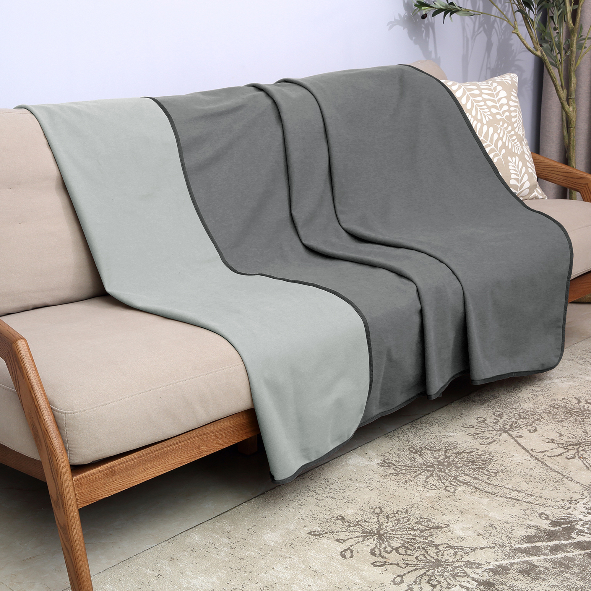 60*80 Waterproof Blanket for Couch Sofa Bed Protector Cover WaterResistant Large - Picture 15 of 28