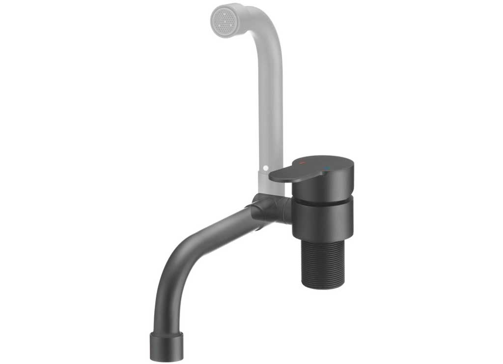 Dura Faucet DF-MK510H-MB Folding RV Kitchen Faucet - Matte Black