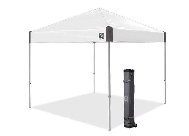 E-Z Up AMB3SSGF10WH E-Z Up Ambassador Shelter, 10Ft By 10Ft, White Slate