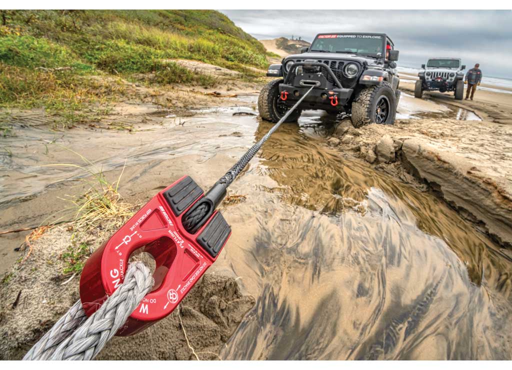 Factor 55 00080-14 Flatlink E Winch Shackle Mount - Green