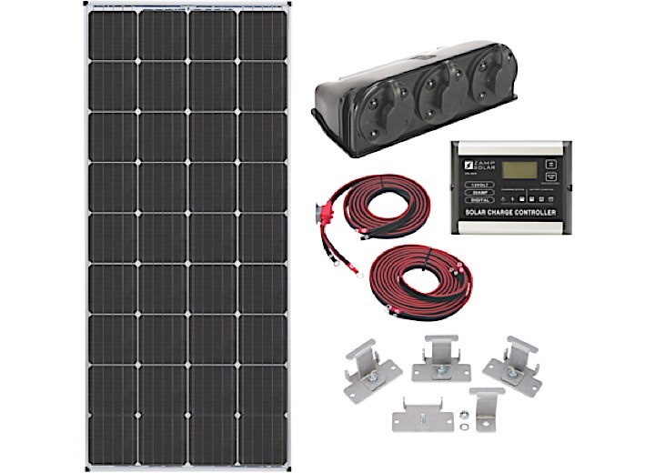 Zamp Solar KIT1005 Legacy Series 170-Watt Roof Mount Solar Panel Kit with