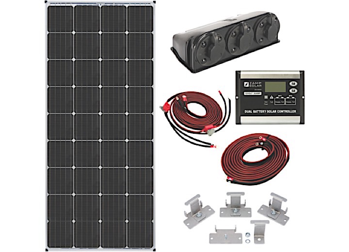 Zamp Solar KIT2015 Legacy Series 170-Watt Dual Battery Bank Roof Mount Solar