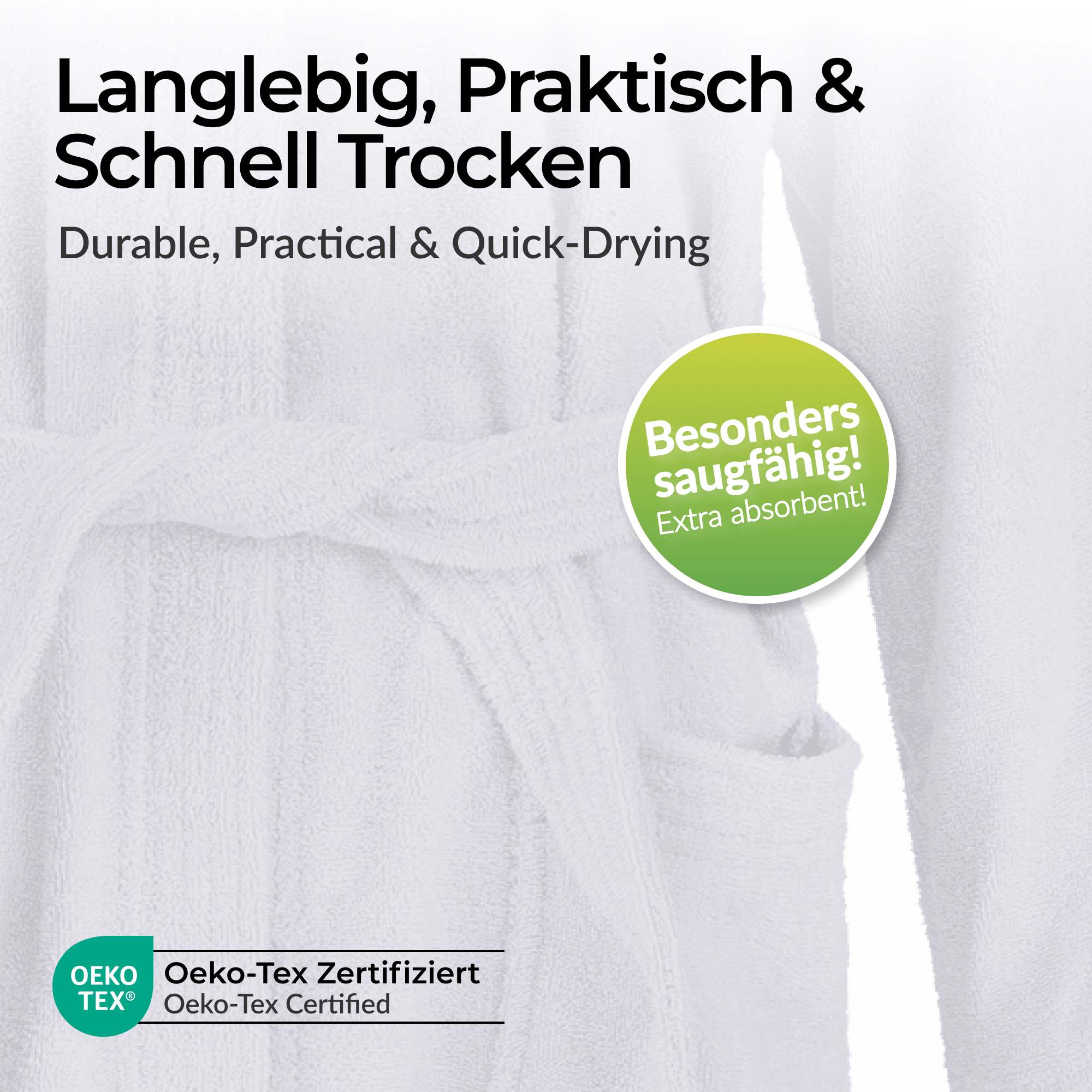 etérea Livie Frottee Kapuzen-Bademantel Saunamantel Damen Morgenmantel Herren - Bild 26 von 31