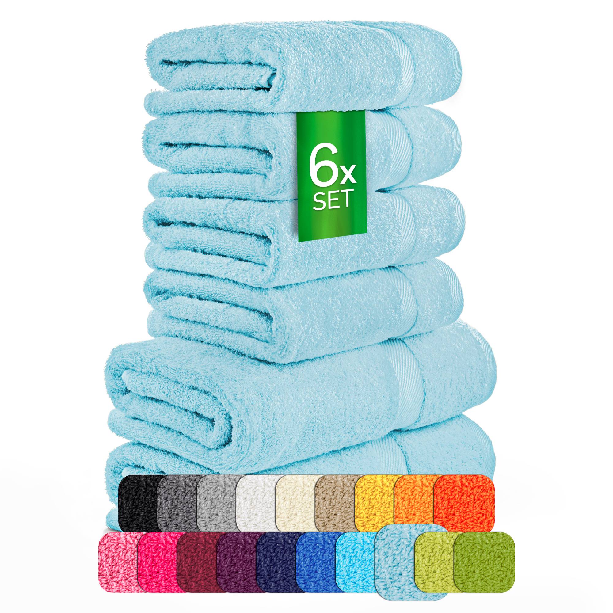 Handtücher Duschtücher Set - etérea Carli 6er Set 100% Baumwolle - Soft & Weich - Bild 20 von 78