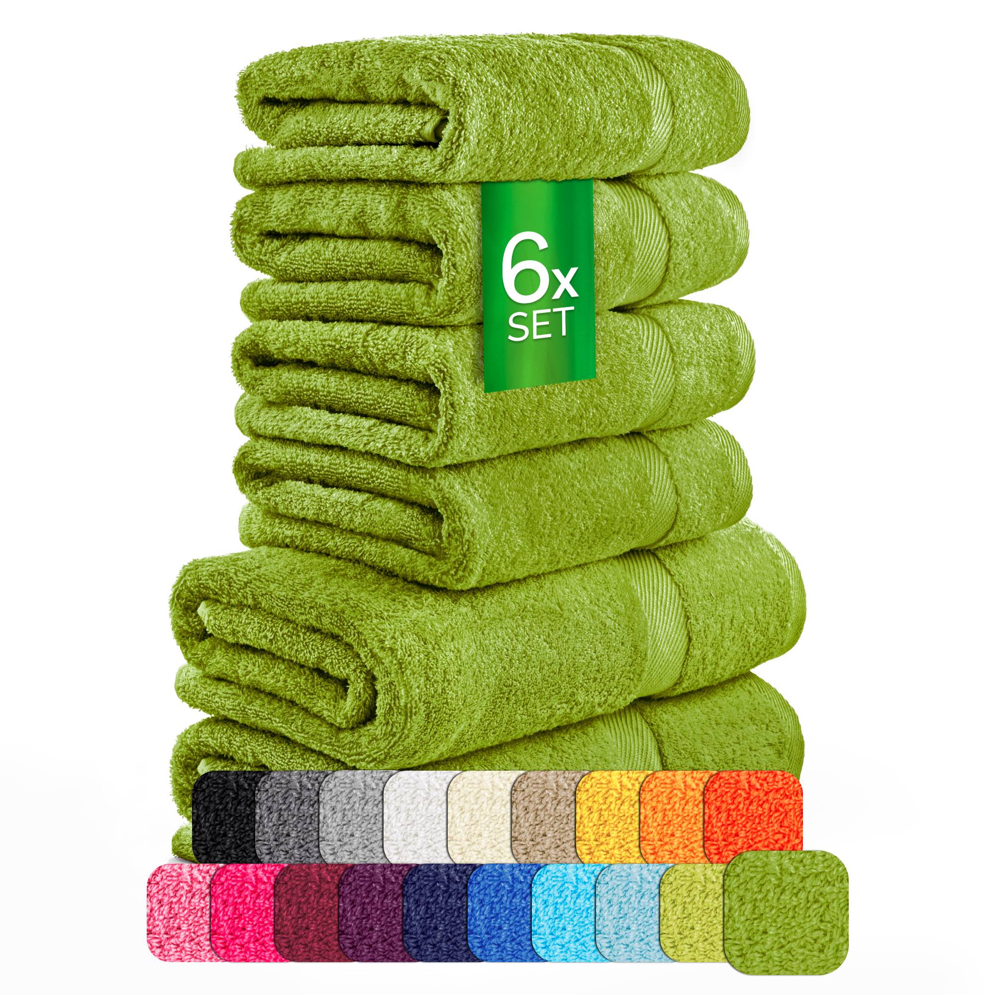 Handtücher Duschtücher Set - etérea Carli 6er Set 100% Baumwolle - Soft & Weich - Bild 26 von 78